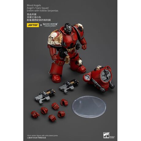 Warhammer The Horus Heresy Action Figure 1/18 Blood Angels Angel's Tears Squad Erelim with Volkite Serpentas 12 cm