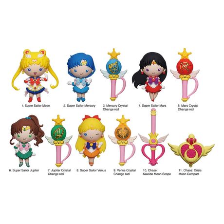 Sailor Moon 3D PVC Bag Clips Series 7