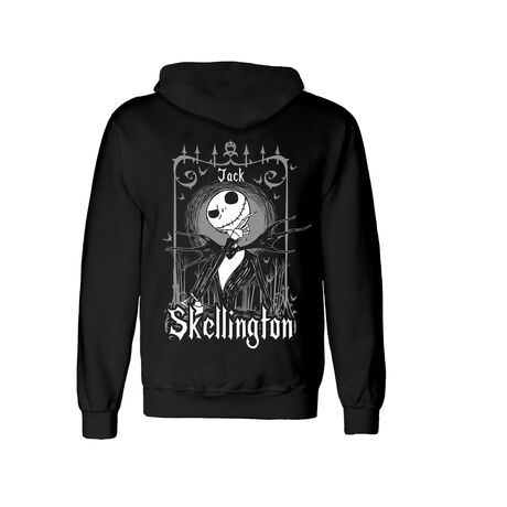 Nightmare Before Christmas Hooded Sweater Jack Skellington in Frame Back to Back XL