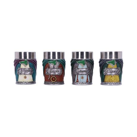 Lord of the Rings 4-Pack Hobbits Shotglass