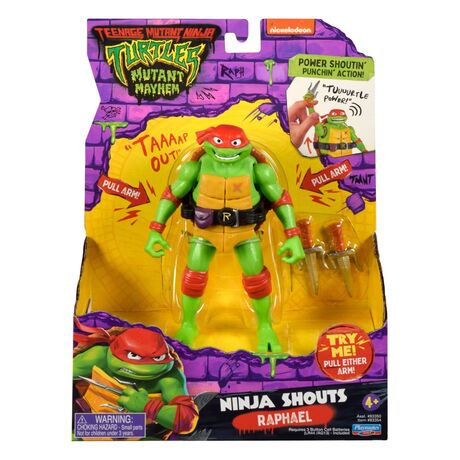Teenage Mutant Ninja Turtles: RAPHAEL Mutant Mayhem Ninja Shouts 15cm