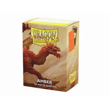 Dragon Shield Matte Sleeves - Amber (100)