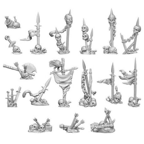3D Printed - Skulls & Bones - Battle Skeleton Bones