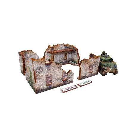 WW2 Normandy Achtung Panzer Ruins 2 (28mm)