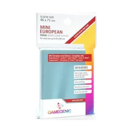 Gamegenic Mini European Prime Sleeves (50)