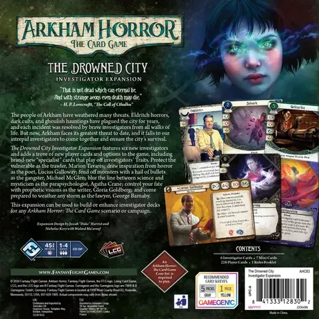 The Drowned City Investigator Exp - Arkham Horror LCG