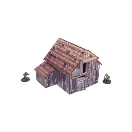 WW2 Ostfront Village Barn (1) (28mm)