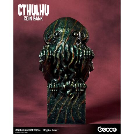H.P. Lovecraft Cthulhu Mythos Coin Bank Statue (Original Color) 24 cm