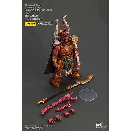 Magnus the Red Primarch of the XVth Legion Warhammer The Horus Heresy Action Figure 1/18 Thousand sons