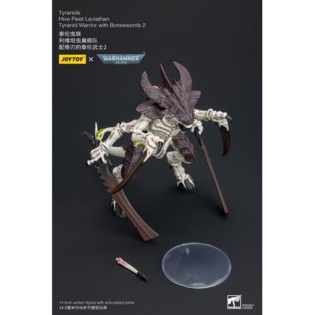 Tyranids Hive Fleet Leviathan Tyranid Warrior w Boneswords 2 Warhammer 40k Action figure 1/18 15cm