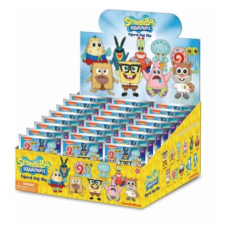 SpongeBob Squarepants 3D PVC Bag Clips Classic Series 3