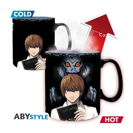 Deathnote Mug Heat Change 460ml - Kira & L