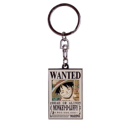 One Piece Keychain ''Wanted Luffy''