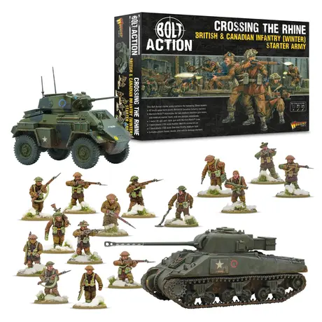 British & Canadian Infantry (Winter) Starter Army - Crossing the Rhine