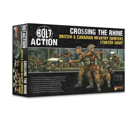 British & Canadian Infantry (Winter) Starter Army - Crossing the Rhine