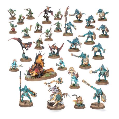 Spearhead: Seraphon Sunblooded Prowlers
