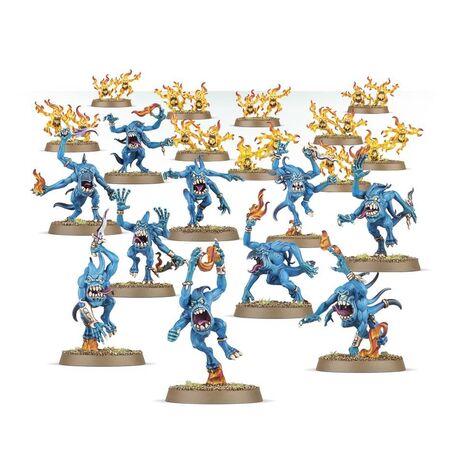 Disciples of Tzeentch: Blue Horrors and Brimstone Horrors