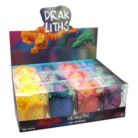 Darkliths 3D Fidget Toy Dragon Egg with Dragon