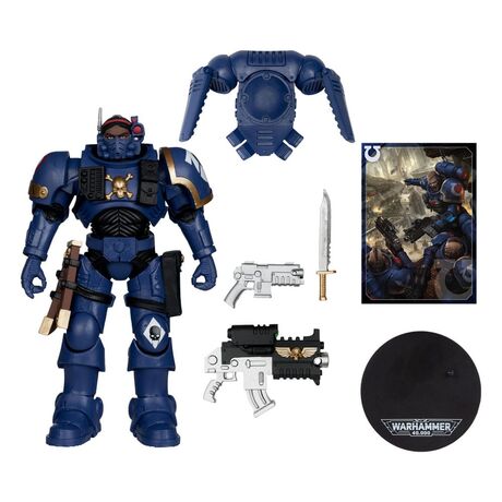 Ultramarines Lieutenant in Phobos Armor 18cm