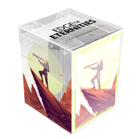 Edge of Eternities Deck Protector Sleeves (100) in Clear Box - Sami, Wildcat Captain