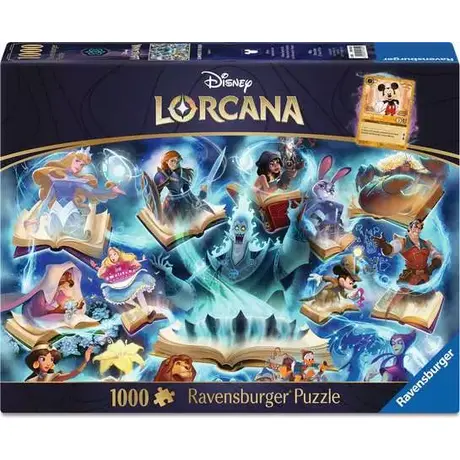 Disney Lorcana - Glimmers of the Realm: Sapphire Puzzle 1000pcs