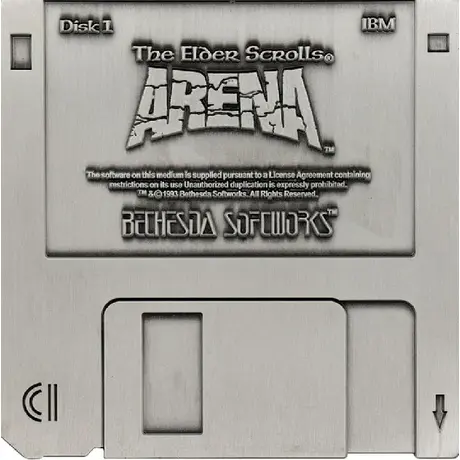The Elder Scrolls Replica Arena Floppy Disk Limited Edition