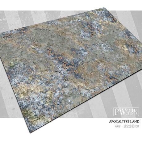 Apocalypse Land Neoprene Game Mat 44"x60"