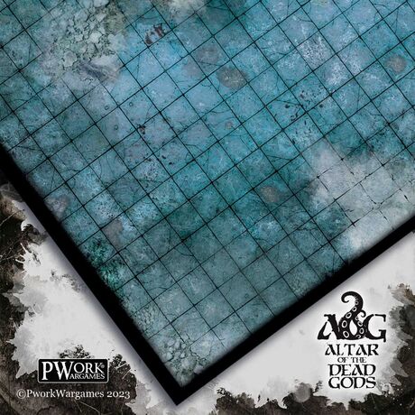 Altar of the Dead Gods - Frozen Temple Game Mat