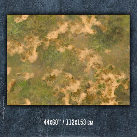 Mediterranean Neoprene Game Mat 44"x60"