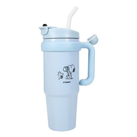 Peanuts Thermo Cup with Straw Snoopy 887ml