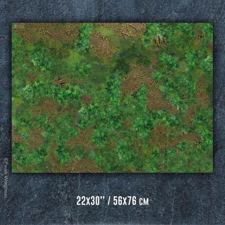 The Jungle Neoprene Game Mat 22"x30"