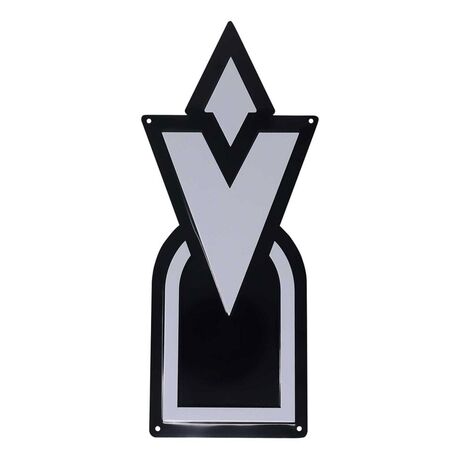 Elder Scrolls Skyrim Tin Sign Quest Marker