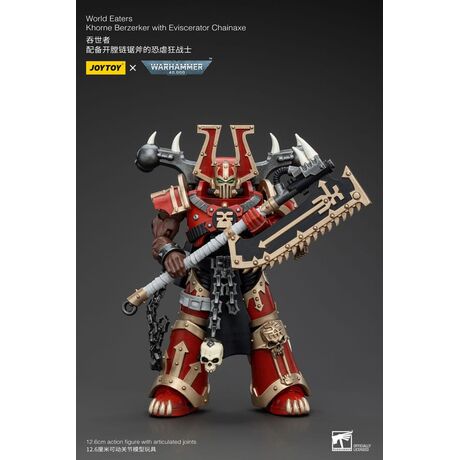 World Eaters Khorne Berzerker with Eviscerator Chainaxe 13cm