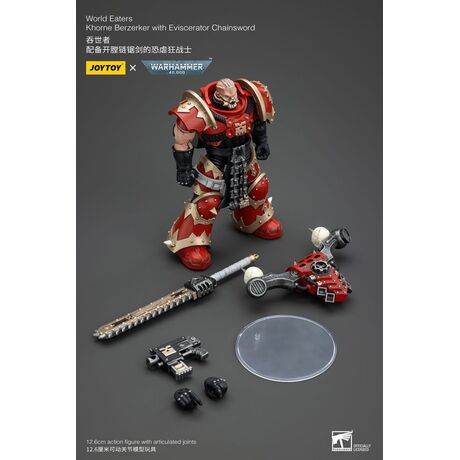 World Eaters Khorne Berzerker with Eviscerator Chainsword 13cm