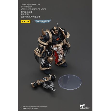 Chaos Space Marines Black Legion Chosen with Lightning Claws 20cm