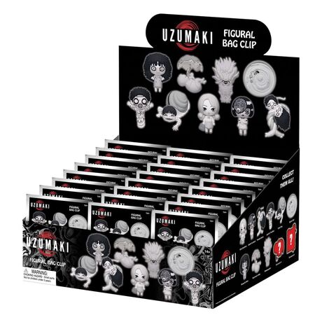 Uzumaki 3D PVC Bag Clips Series 1