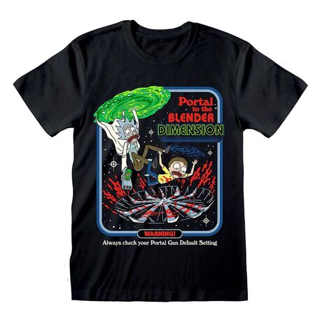 Steven Rhodes T-Shirt Rick and Morty Portal Collab - XL