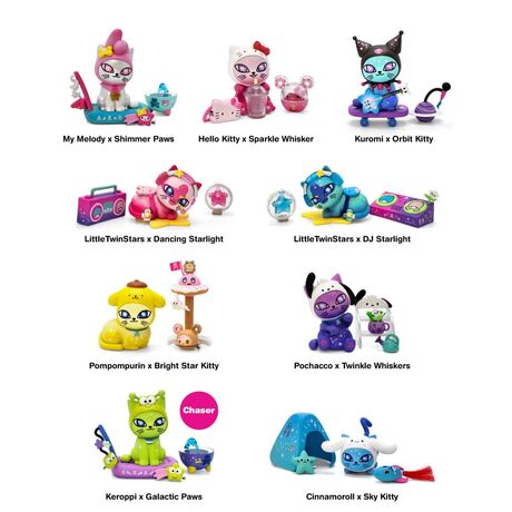 Hello Kitty Blind Box Galactic Cats x Hello Kitty & Friends 7cm