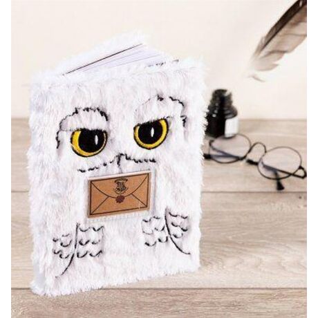 Harry Potter A5 Plush Hedwig Notebook