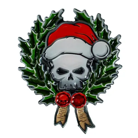 Warhammer 40000: Skull Christmas Wreath Magnet