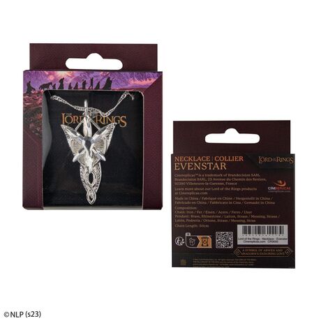 Lord of The Rings Necklace with Pendant Evenstar