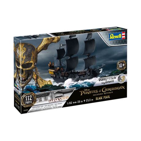 Black Pearl Pirates of the Caribbean Dead Men Tell No Tales Easy-Click Model Kit 1/150 26 cm