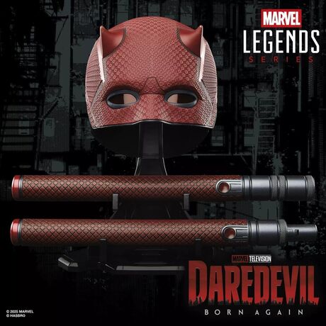 Daredevil: Born Again Premium Roleplay Mask and Billy Club