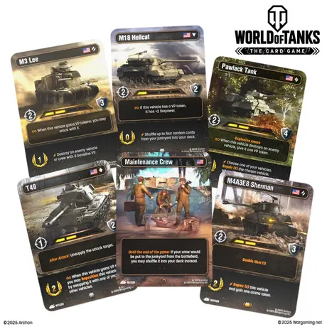 World of Tanks: The Card Game Starter Deck USA: First Strike