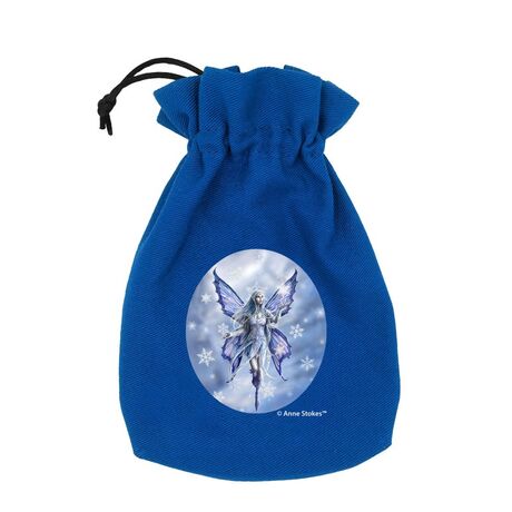 Anne Stokes Dice Pouch: Snow Fairy