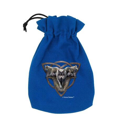 Anne Stokes Dice Pouch: Wolf Trio