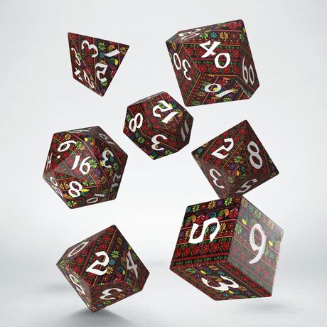 Full Art Dice Set: Krajka