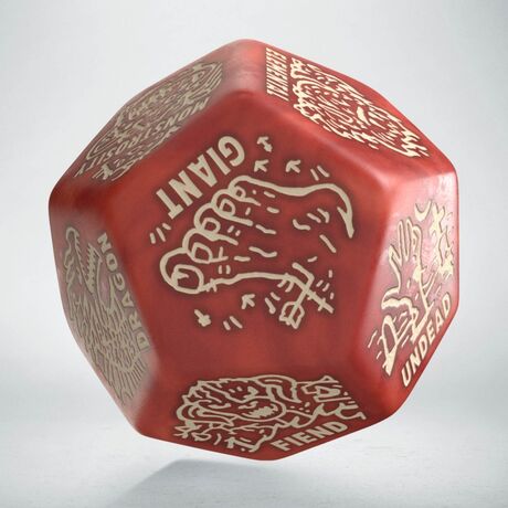 Monster Generator Die: Red&Beige