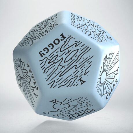 Weather Generator Die: Blue&Black