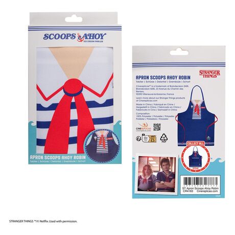 Stranger Things Apron Scoops Ahoy Robin